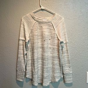 Peyton Hensen henley sweater size S NWT